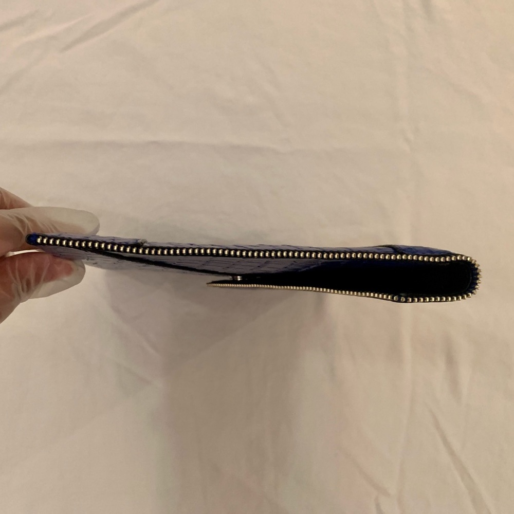 Blue Croc Rebecca Minkoff Leo Envelope Clutch! - Picture 8 of 11